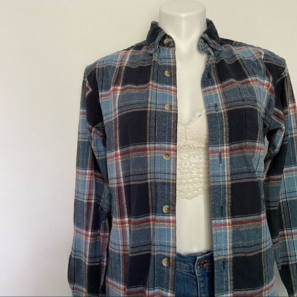 Red Head Brand Thick Cotton Flannel Work Shirt - Picture 4 of 8